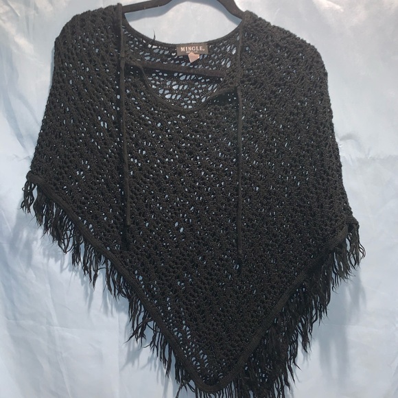 Mingle knit poncho one size - Picture 1 of 3